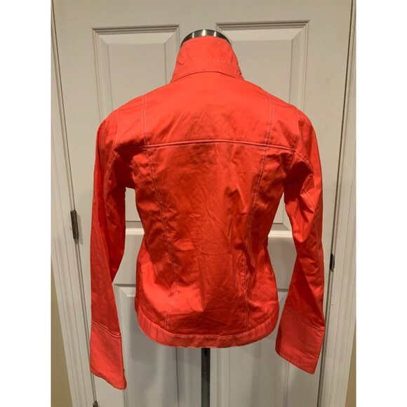 Nike Dark Coral Pink Lightweight Zip-Up Jacket W/ Snap Cuffs, Size XS, NWT! - Picture 8 of 11